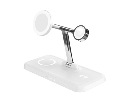 Hyper Hj3004whgl Mobile Device Charger Headphones, Smartphone, Smartwatch Silver, White Dc, Usb Wireless Charging Fast C Hyperice
