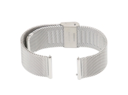 Mali pulseira de Relógio de Aço Inoxidável 22mm Malha Tressada com Liberação Rápida para Amazfit Gtr 3 e Realme Watch 2 Prata