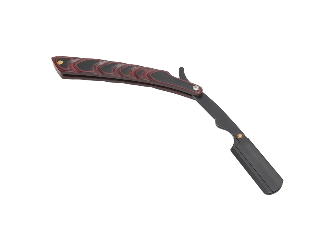 Navaja Recta De Acero Inoxidable Plegable Retrátil Para Hombres Sin Hoja