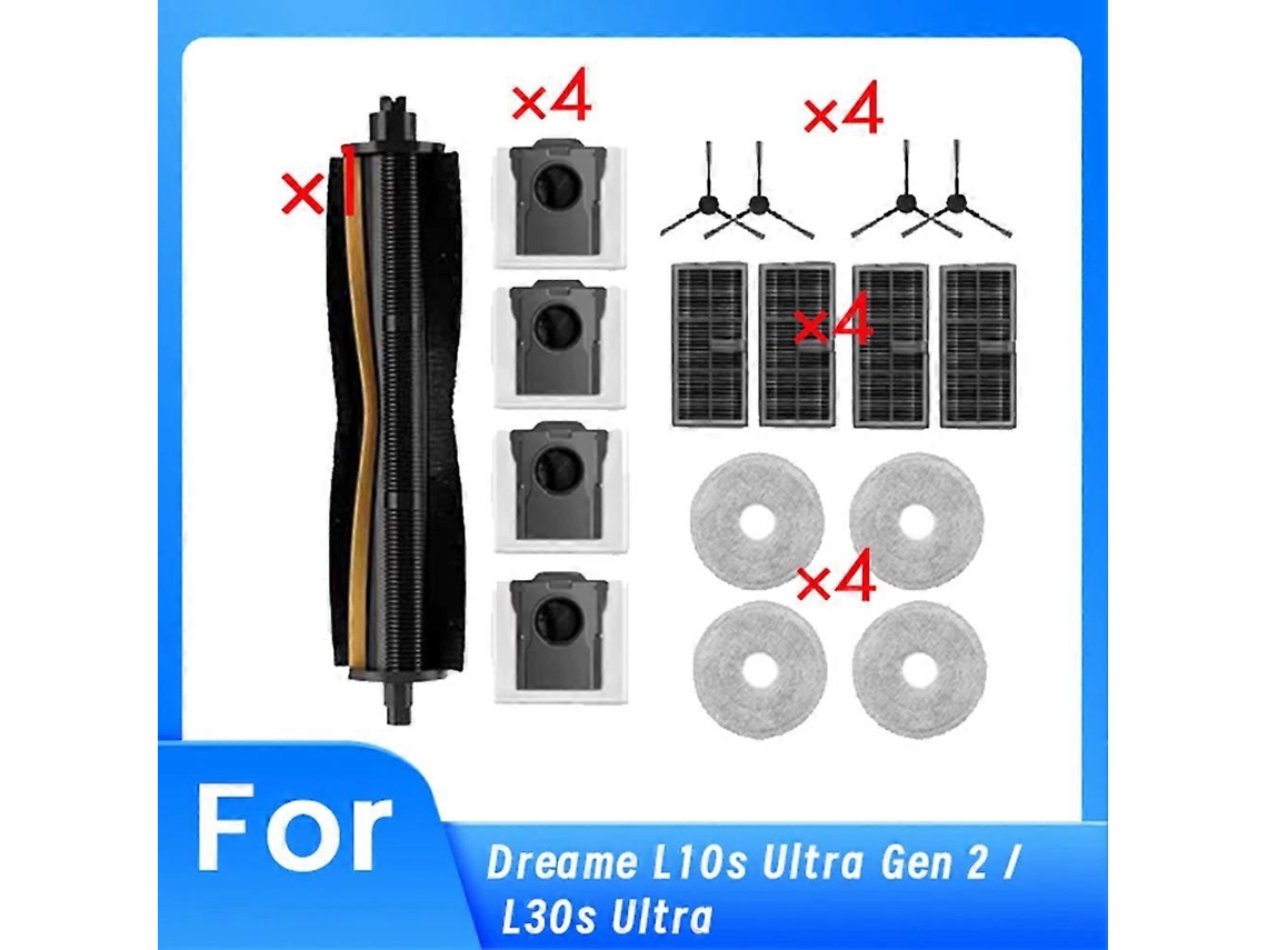 Acessórios Para Aspirador De Pó Dreame L10s Ultra Gen 2 / L30s Ultra: Escova Lateral Principal, Filtro De Esfregão, Sacos De Pó._ozo