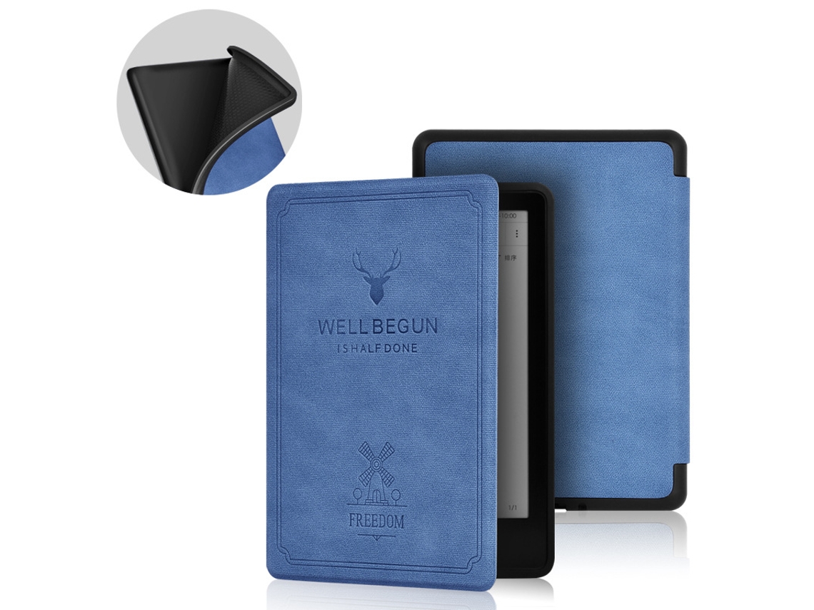 Capa Para Amazon Kindle 2024 (6") Azul Escuro Cuich