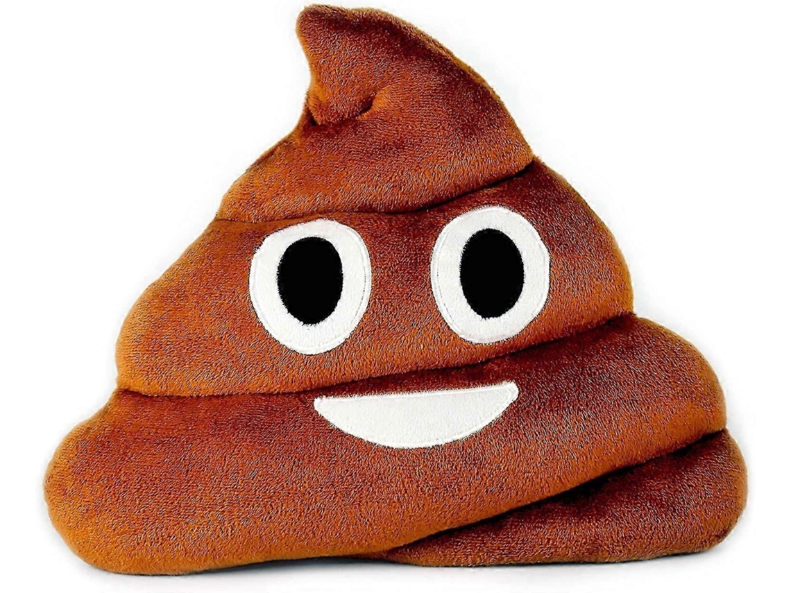 Almofada De Pelúcia Emoji Cocô, Engraçada, Para Presente E Decoração