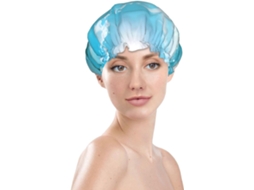 Touca De Banho Feminina, Reutilizável, Impermeável, Dupla Camada, Com Elástico, Ideal Para Cabelos Longos E Desbotados