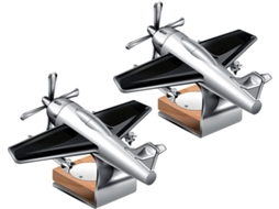 Conjunto de 2 peças giratórias solares para decoração de painel de carro.