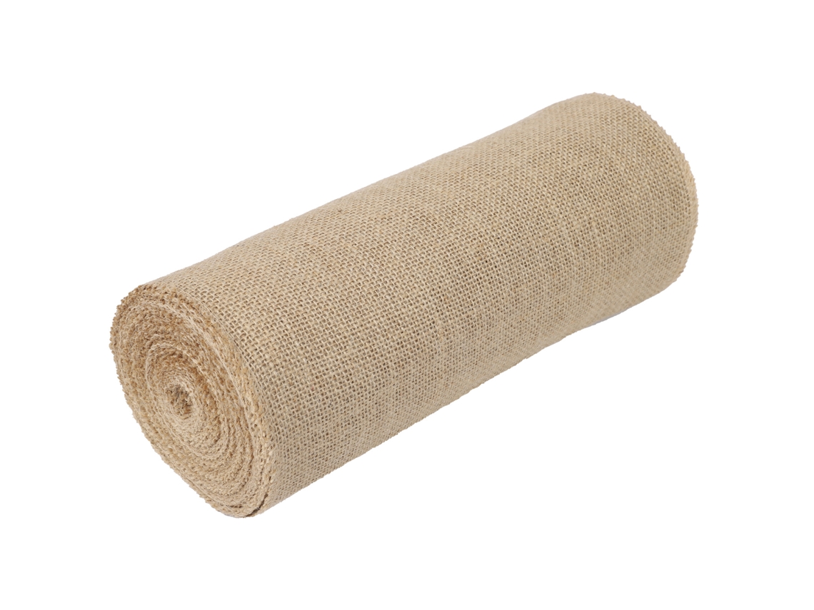 Fita De Juta Natural 30cm 10 Metros Artesanato Casamento Decoração Diy