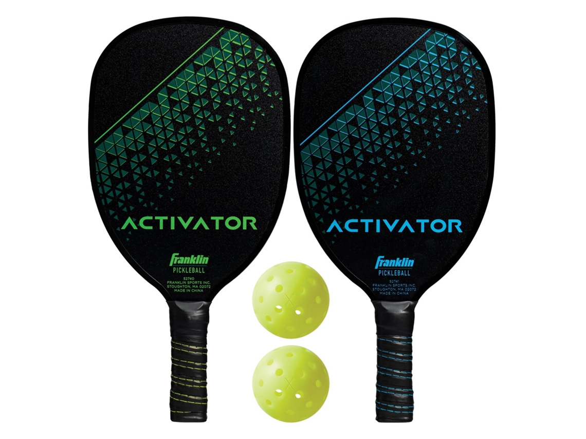 Conjunto Franklin Pickleball Activator 2 Raquetes E 2 Bolas X 40