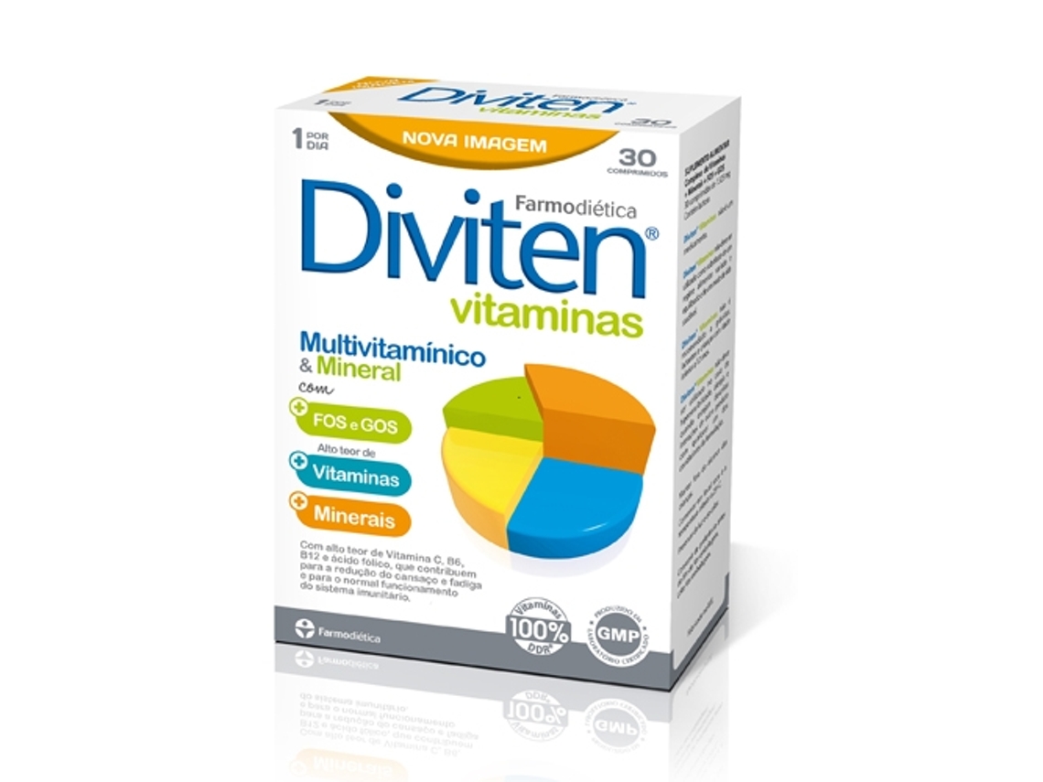 Diviten Vitaminas 30 Comprimidos