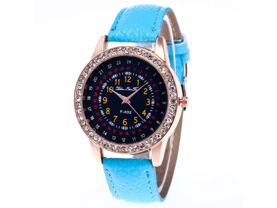 Reloj De Pulsera De Cuarzo Para Mujer Con Correa De Acero Y Piedras Strass Zhoulianfa (blanco)