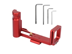 Quick Release Plate Vertical L Shaped Bracket Grip Holder For Sony Rx100/ii Iii Iv/v/vi LAXISCREED (red)