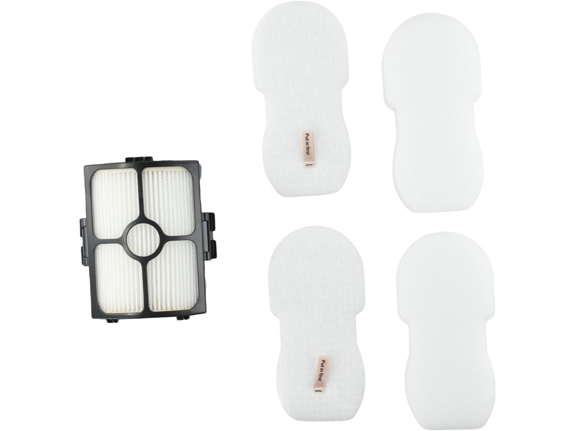Kit De Filtro Alta Eficiência Para Aspirador Pó Shark Stratos
