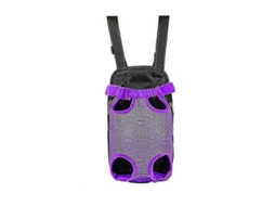 Mochila para Cães e Gatos, Respirável, com Abertura para Patas, Portátil, Frontal AQUAFORGE
