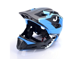 Capacete De Segurança Esportivo Infantil (azul), Capacete Integral Removível, Tamanho Infantil.