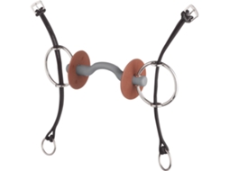 Bit Suave Gag Tongue Port Snaffle Prateado 140 Mmberis