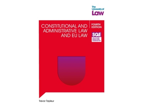 Livro SQE - Constitutional and Administrative Law and EU Law 4e de Trevor Tayleur (Inglês)