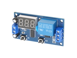 Módulo De Tempo De Atraso Do Gatilho: Controle De Chave, Relé E Temporizador Com Display Led Digital Dc 5v