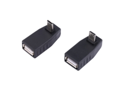 Adaptador Usb 2.0 Conector Fêmea Para Macho Mini Micro Com Ângulos Múltiplos