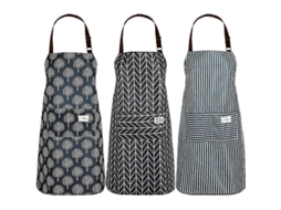 2026 delantal Impermeável para Mulher com Bolsos Ajustáveis 3 Peças para Cozinha