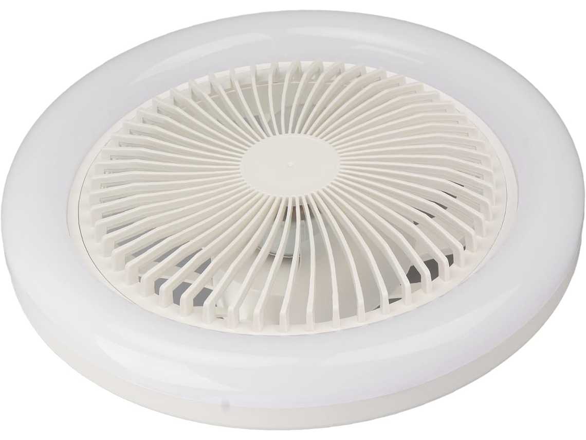 Ventilador De Teto Com Luz Led 9,8 Polegadas, Soquete E27, Mini