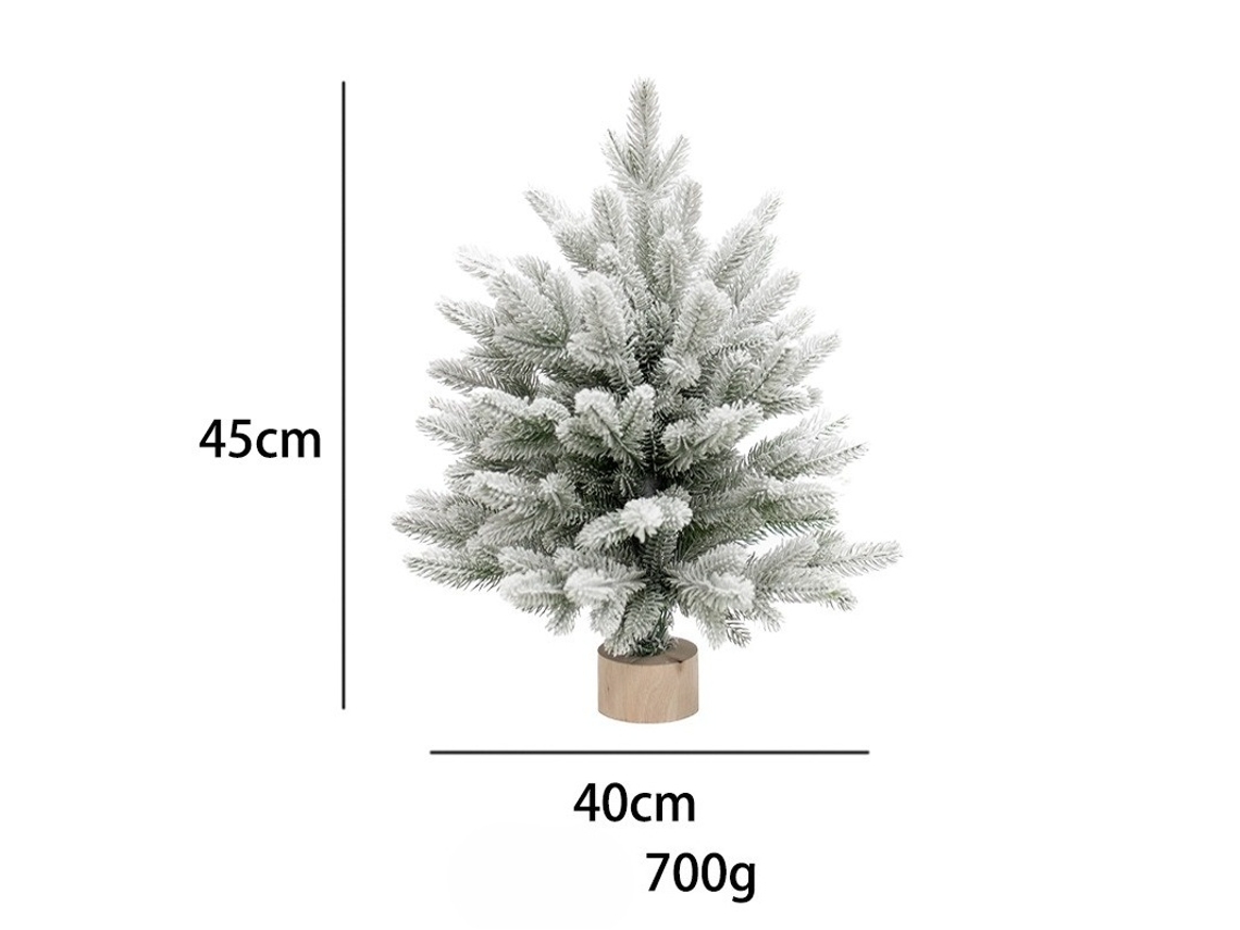 Elysve Árvore De Natal De Mesa Artificial Em Pvc 45cm C