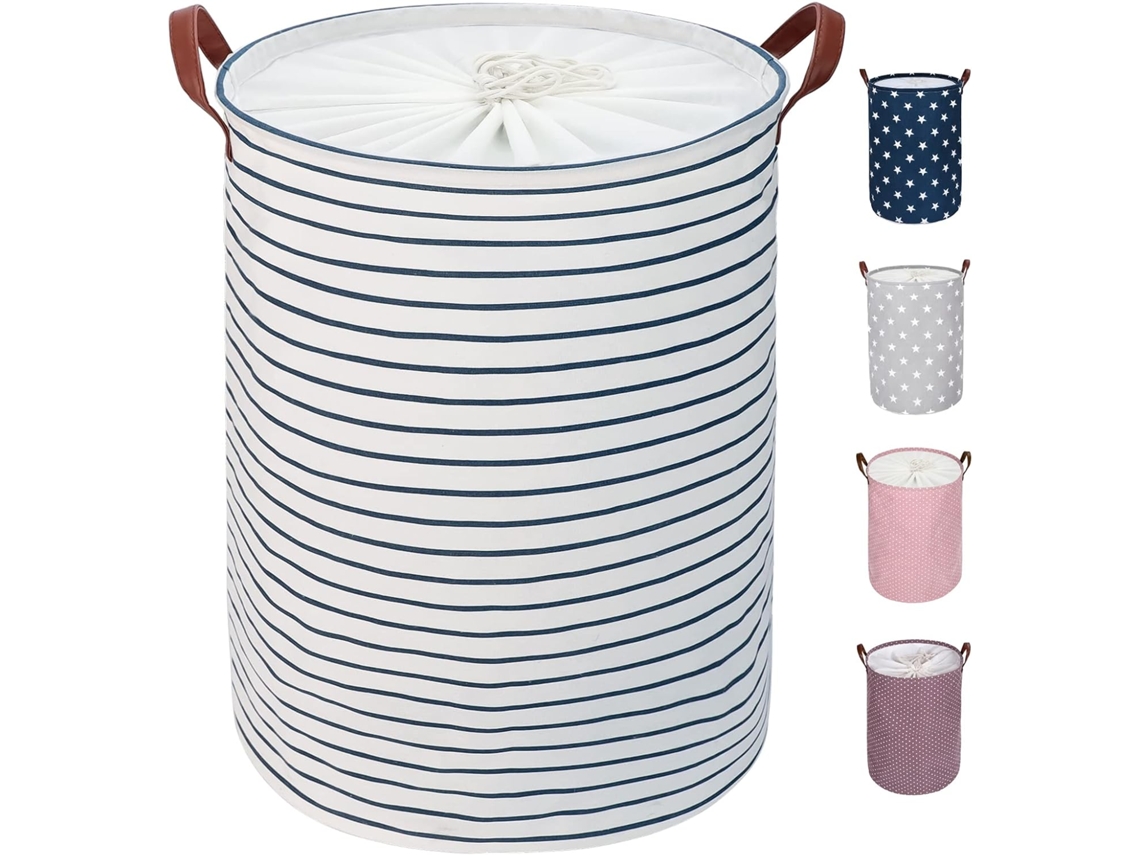 Cesto Organizador de Roupa BRILVIBERA com cordão, dobrável