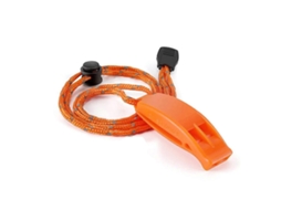 Apito Marítimo Lurelia Em Plástico Tubo Duplo Com Cordão 120 Db Para Barco, Caiaque E Resgate