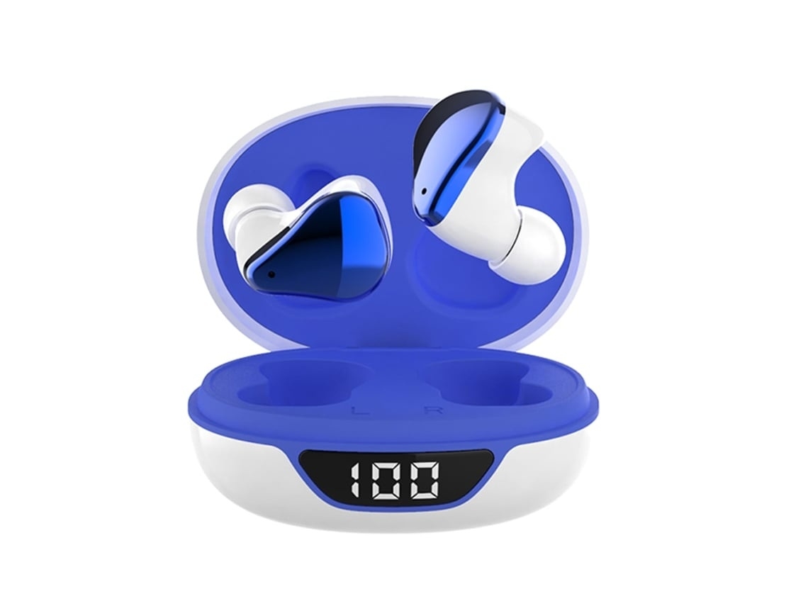 Auriculares Sem Fios Bluetooth 5.4 Tws Som Estéreo Cancelamento De Ruído Microfone Para Chamadas Display Led/lcd Lurelia