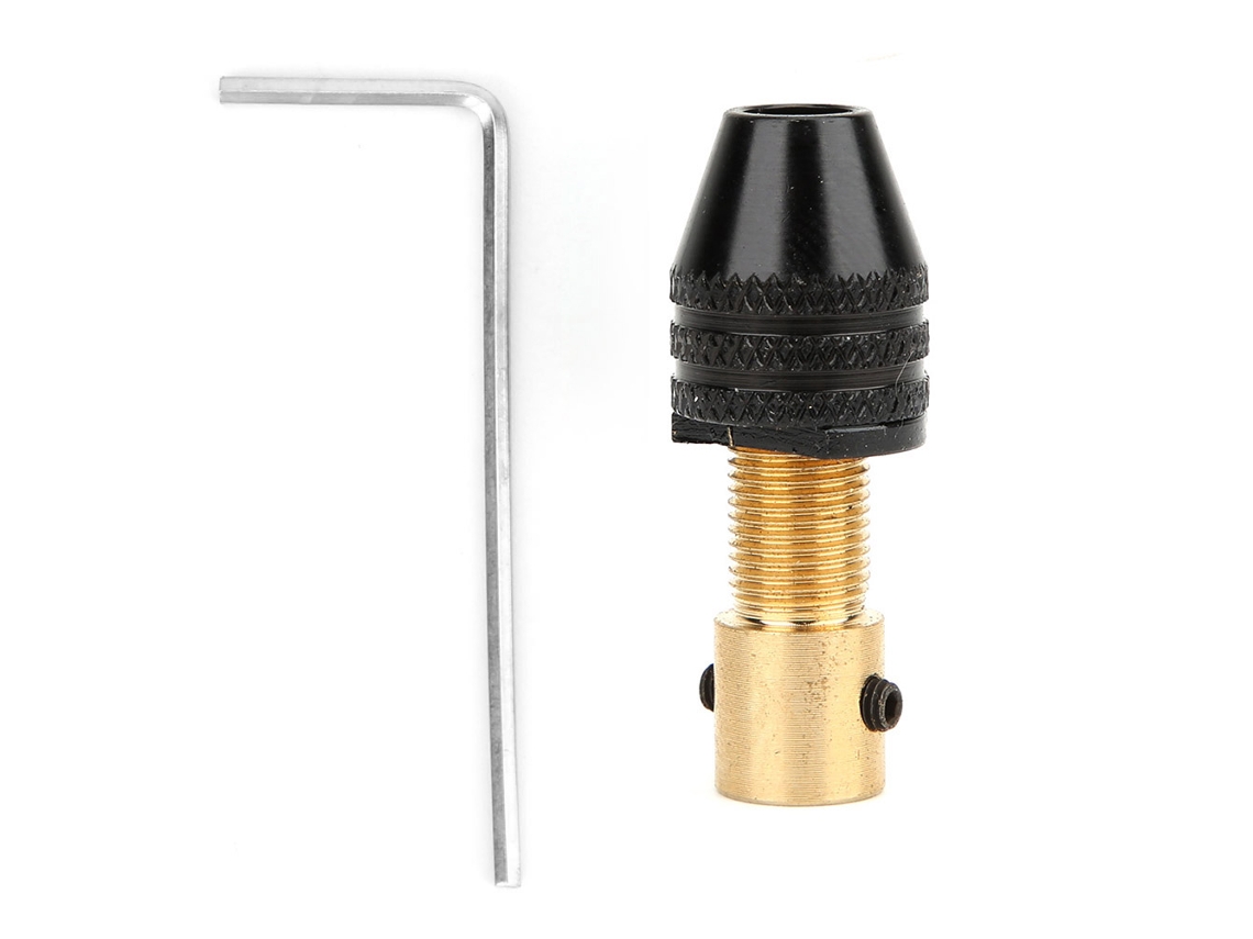Acessórios De Furadeira Elétrica Mini De Latão Chuck De Alta Qualidade Diâmetro De Buraco 2,35mm Com Vara Chuck Preto