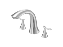 Torneira De Banheira Com 2 Manípulos Bico Em Pescoço De Cisne 235 X 170 X 55 Mm Vevor