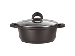 Faitout De Alumínio Gsw Silcoguss 28 Cm Indução Preto