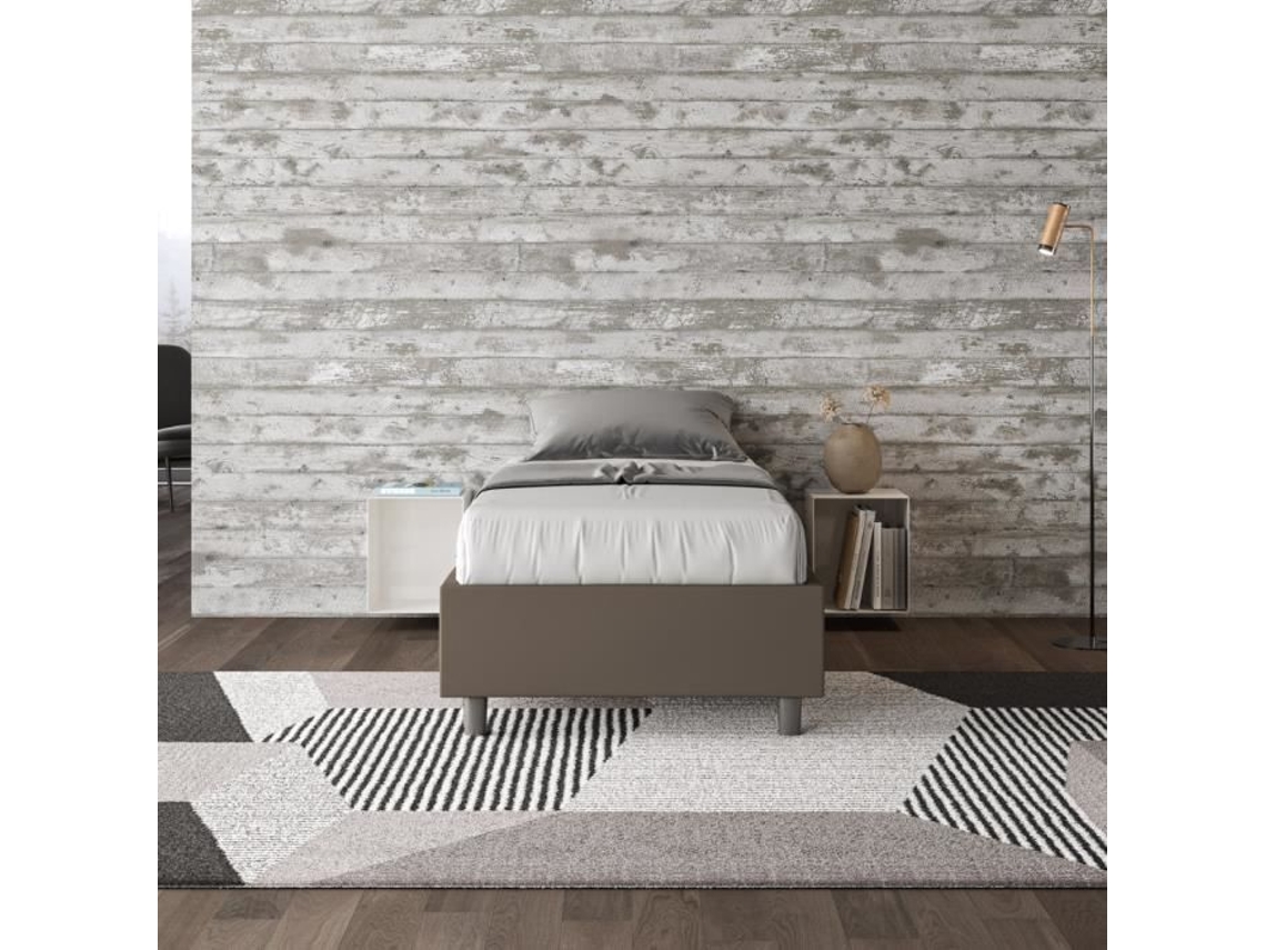 Estrutura de Cama de Solteiro Azelia Sem Bege (80x210)