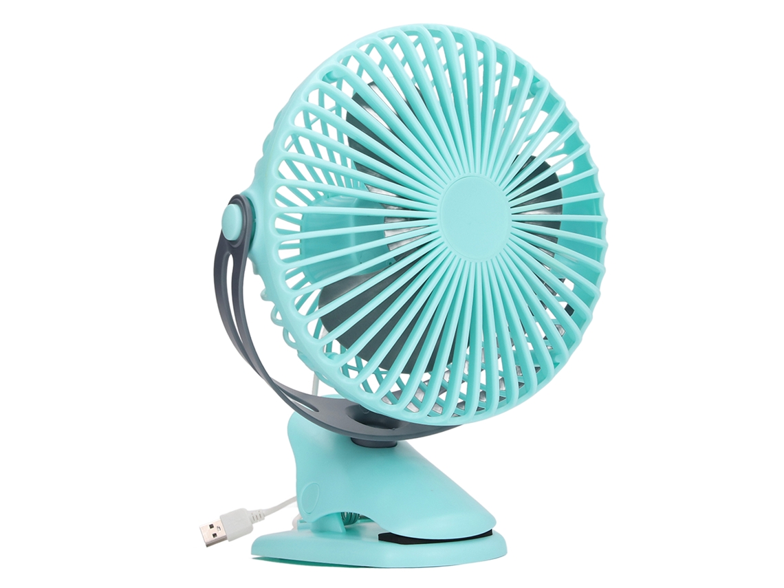 Ventilador Usb Ajustável Com Clip Laxiscreed, Portátil E Com Ângulo Regulável Para Maior Conforto