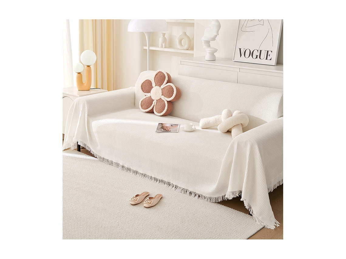 Capa De Sofa Zsanfs Sc-1016 Branco 90x180 Cm