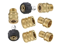 Acessórios Para Lava-pressão, Kit De Conectores Rápidos, M22 3/8" Conector Rápido 3/4" Desconexão Rápida, 8 Peças