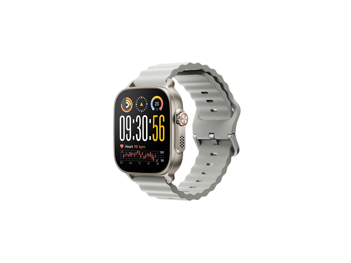 Realme Watch 5 Relógio Smartwatch Amoled 1,97" Gps Ip68 Prata