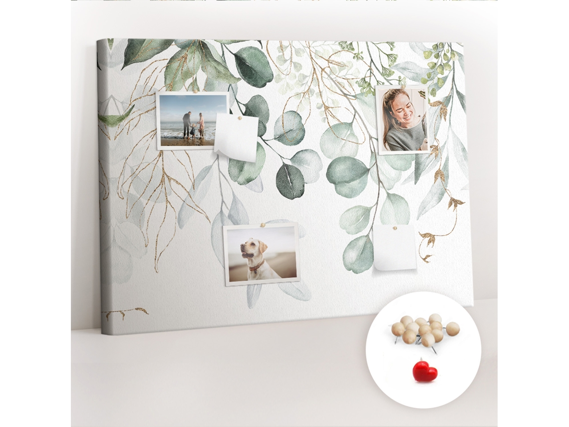 Quadro De Cortiça Plantas Suspensas Para A Sala De Estar Espelharte (100x70 Cm)