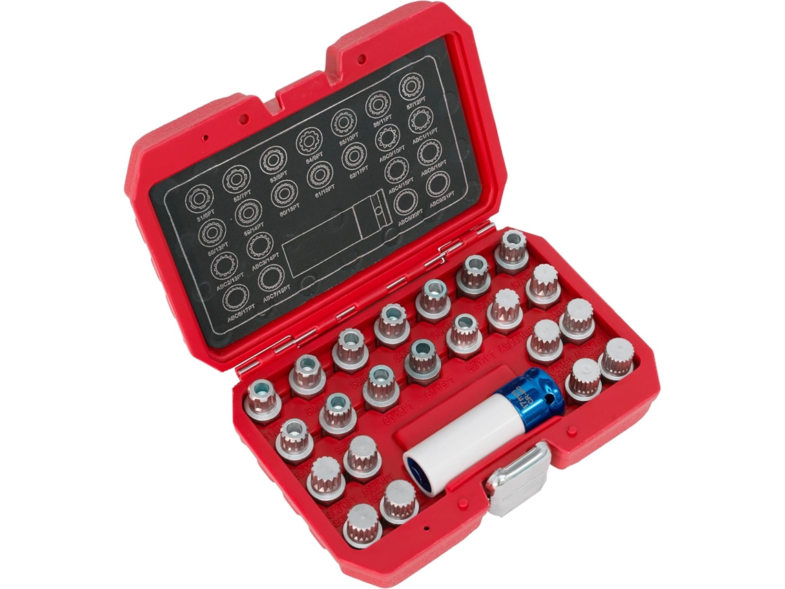 Chave De Porca De Roda Autotravante Sx210 De 23 Peças Vag