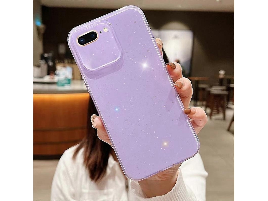 Lurelia Capa Iphone 7/8 Plus Tpu Cor Sólida Brilho