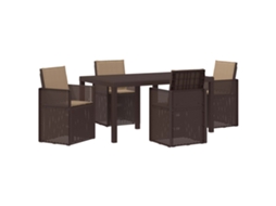 Maison Exclusive - Conjunto De Jantar Para Jardim 5 Unid. Pp