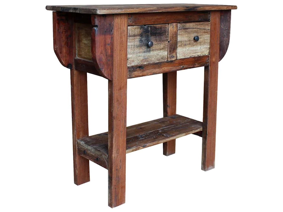 Console Table, Console Tables Vidaxl Marrom Madeira