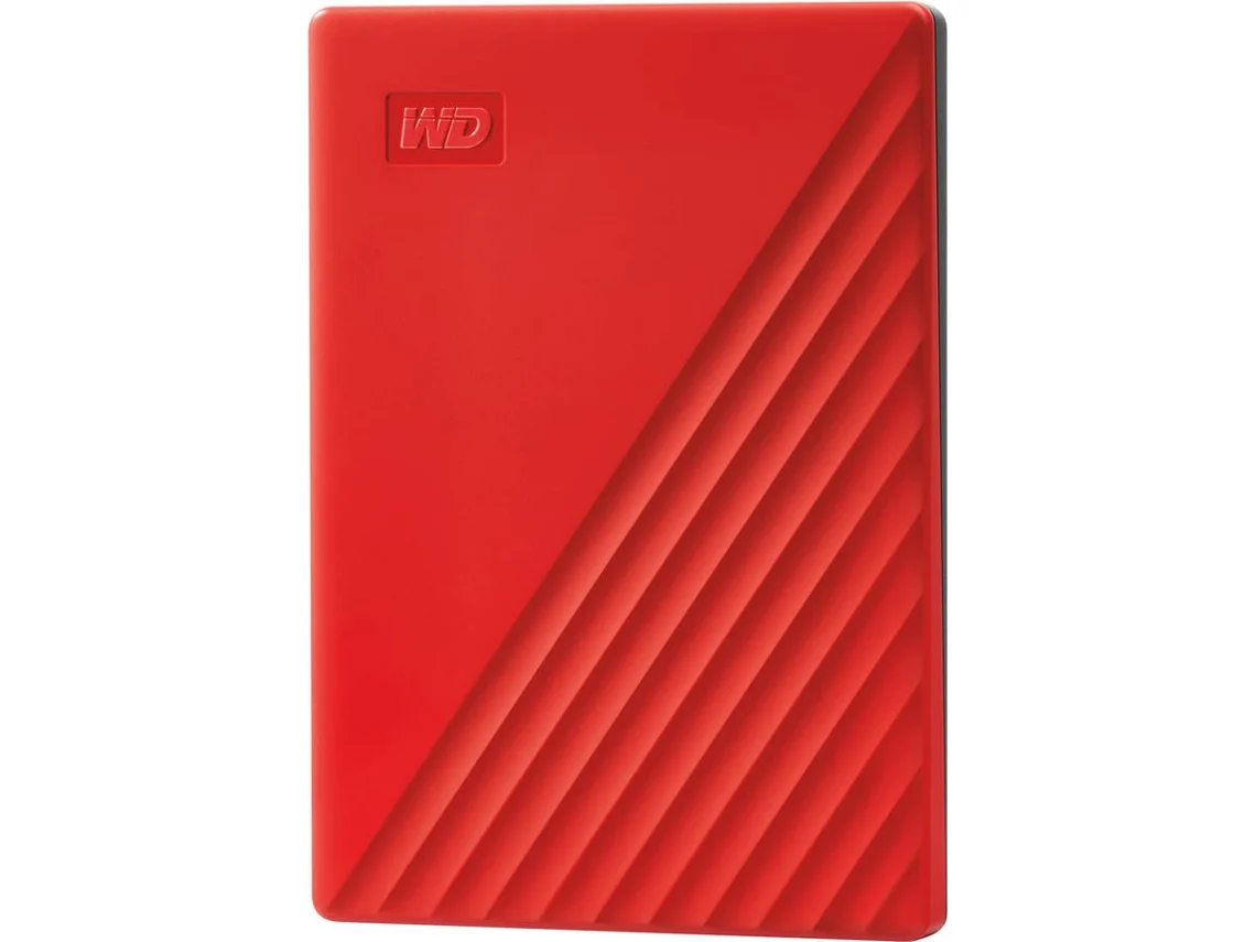 Disco HDD Externo WESTERN DIGITAL My Passport Worldwide (Vermelho - 4 TB - USB 3.0)