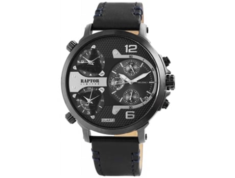 Relógio RAPTOR Multifuncional Limited Homem com Bracelete em Pele Genuína