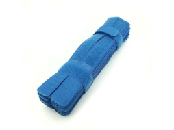 Lurelia Abraçadeiras Para Cabos 100 Peças 2 X 18 Cm 3 Cm Reutilizáveis Azul Para Gestão De Cabos
