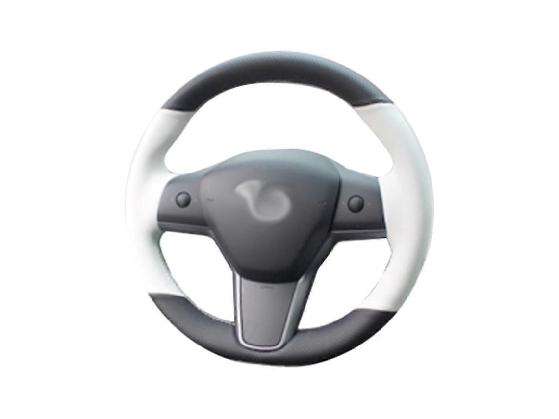Capa De Volante Em Pu, Envoltório Manual, Compatível Com Model Y
