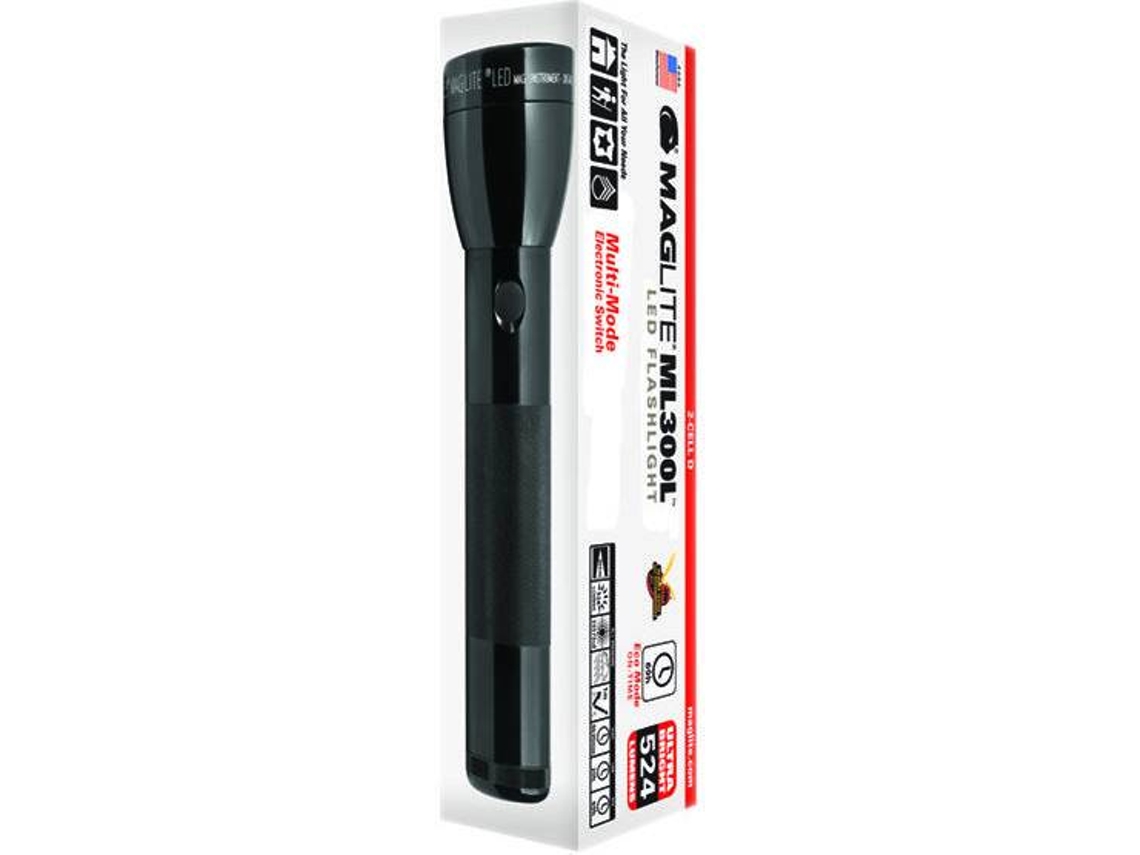 Lanterna Para Campismo MAG-LITE Ml 2D Led (524 Lumens)