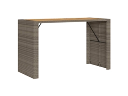 Garden Bar Table, Garden Bar Tables Vidaxl Cinzeto Rattan / Vime (185 X 80 X 110 Cm)