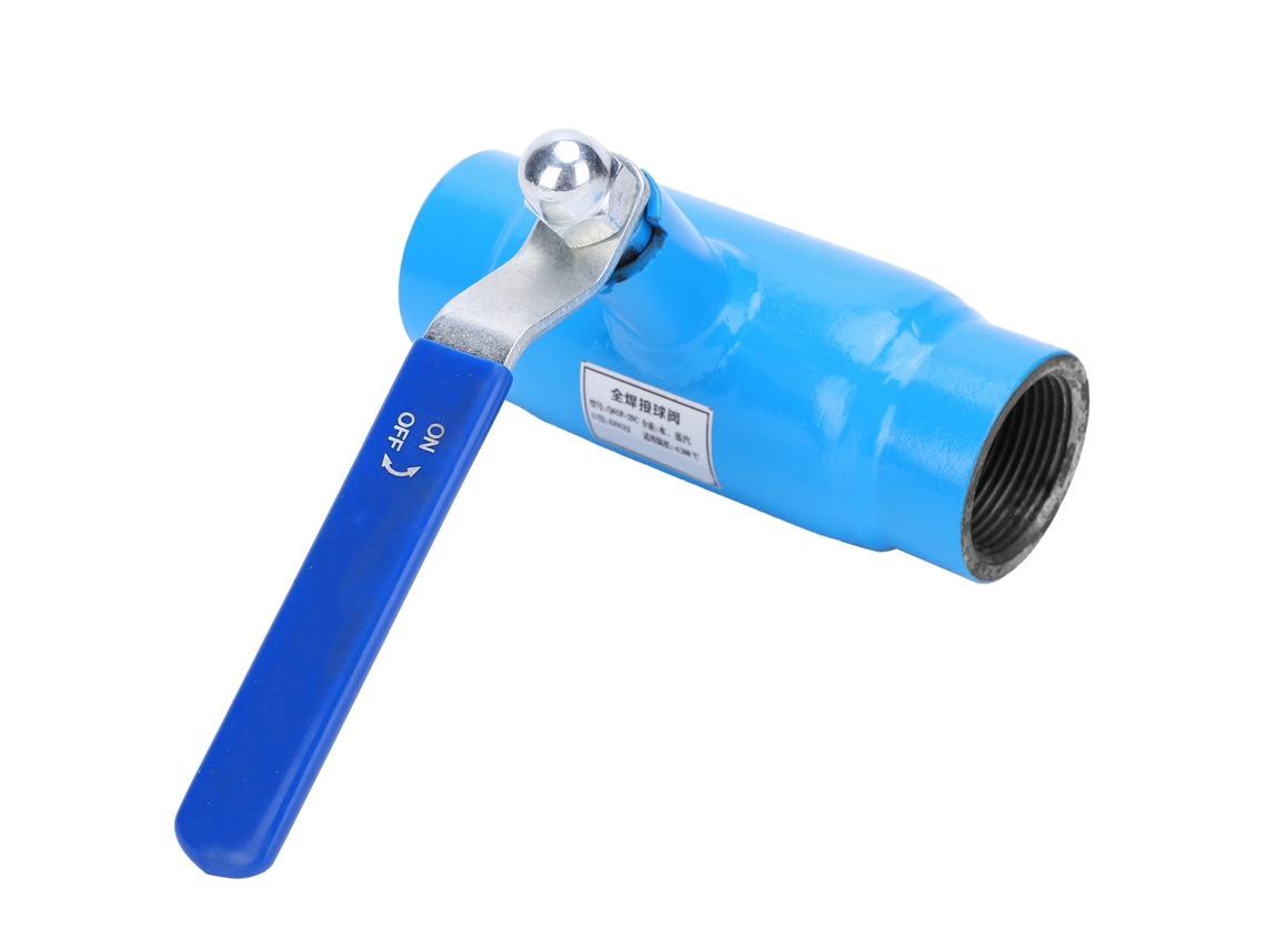 Válvula de esfera com rosca simples soldada integralmente com conexão para tubo de aço G1/4 pol. Q61f-25c-dn32