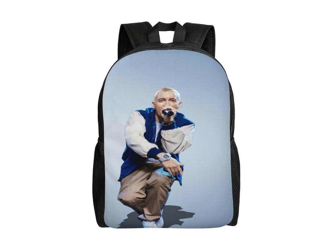 Mochila Eminem T211 Para Escola E Trabalho, Leve E À Prova Dágua, Mochila Estilosa Para Estudantes E Adultos N211 Olysi Shop