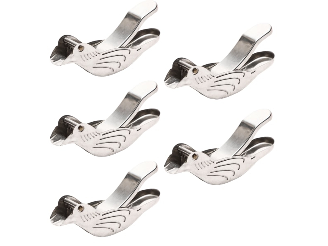 Espremedor De Limão Em Aço Inoxidável, Modelo Pássaro, Ergonômico, Com Bico Para Despejar, Pacote Com 5 Unidades
