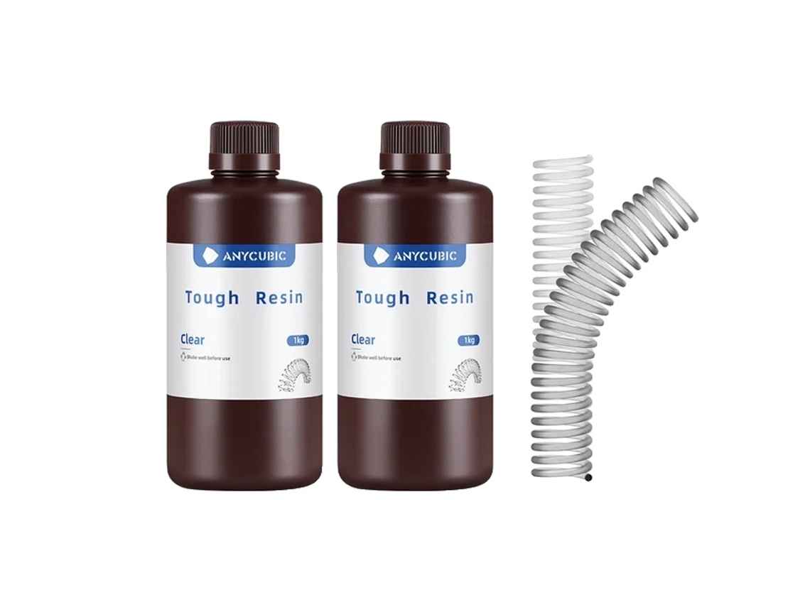 Resina Para Impressora 3d, Material Flexível, Alta Resistência,2kg Clear