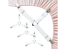 Suporte De Canto Para Folhas Aprimorado, Prendedor De Folhas Antiderrapante, Branco, 4 Peças Aquaforge